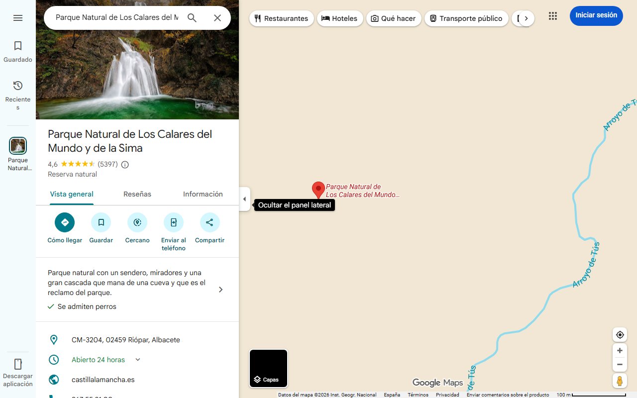 Mapa de Así son las siete maravillas naturales de Castilla-La Mancha que fascinan a viajeros de todo el mundo