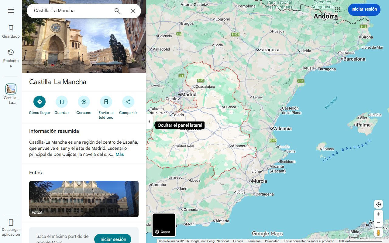 Mapa de El pueblo de Castilla-La Mancha en el que te puedes bañar junto a una isla: dónde está y cómo llegar