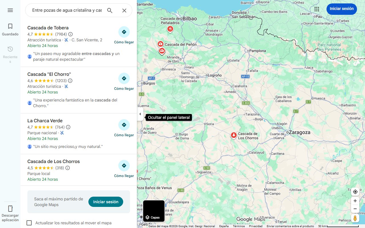 Mapa de Entre pozas de agua cristalina y cascadas: así es el paraíso natural gallego situado a una hora de Vigo