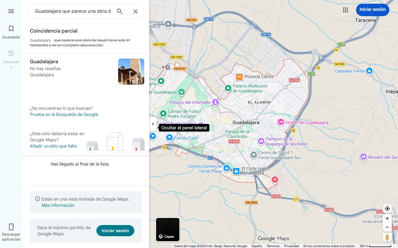 Mapa de El pueblo de Guadalajara que parece una obra de Gaudí tiene solo 41 habitantes y es un completo desconocido