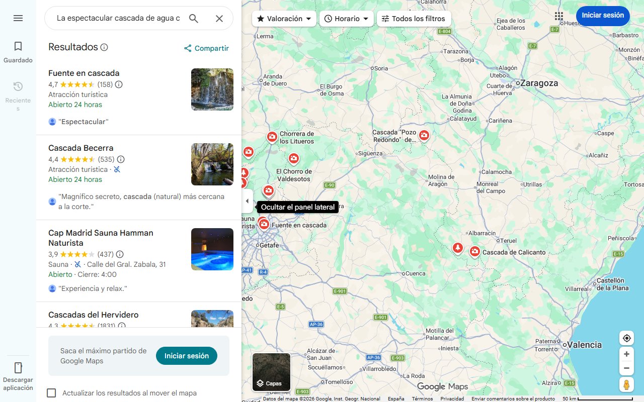 Mapa de La espectacular cascada de agua cristalina a la que hay que ir a bañarse sí o sí: está en un pueblo de solo 100 habitante