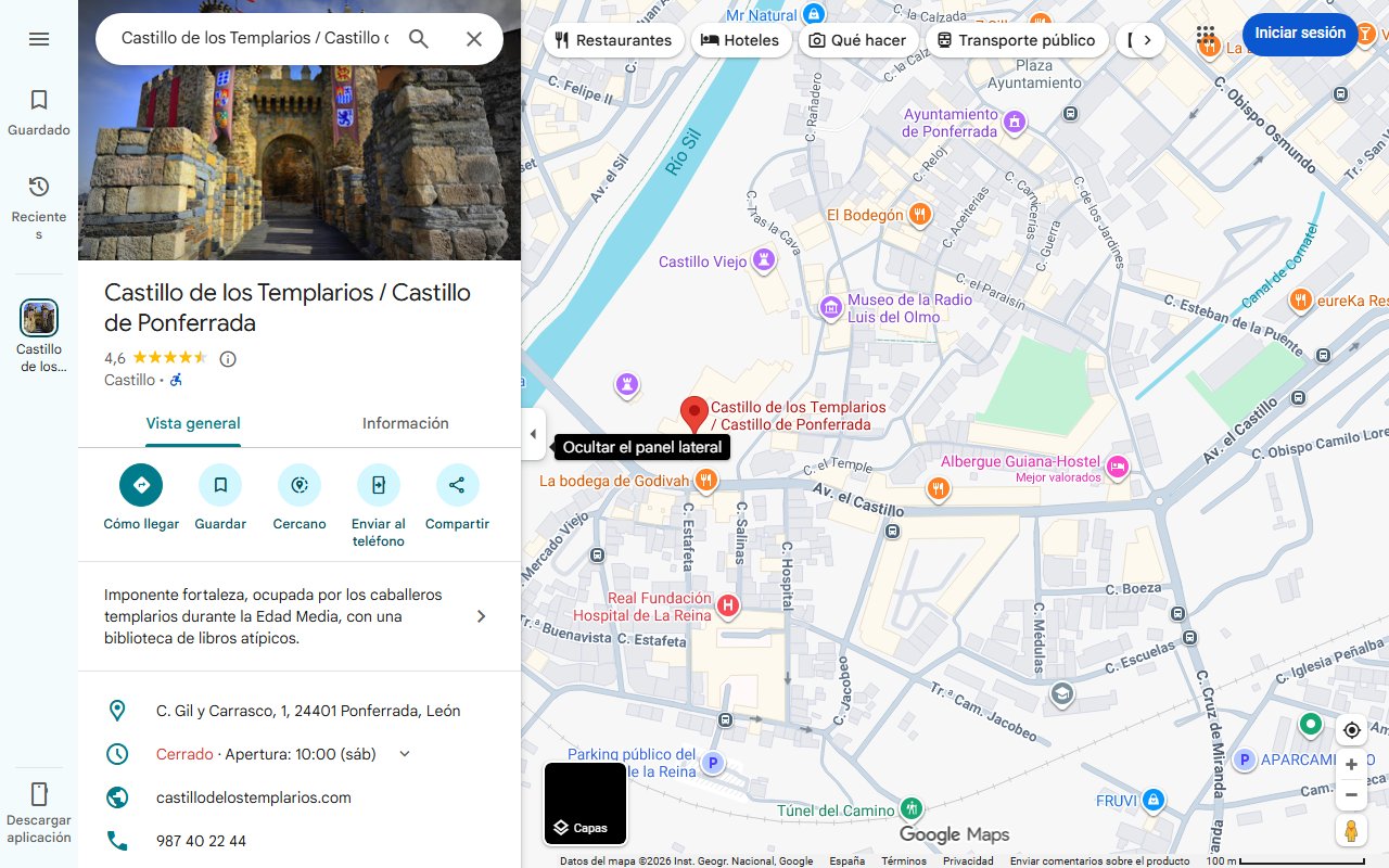 Mapa de La última fortaleza templaria de España vuelve a la vida: así será la rehabilitación del castillo