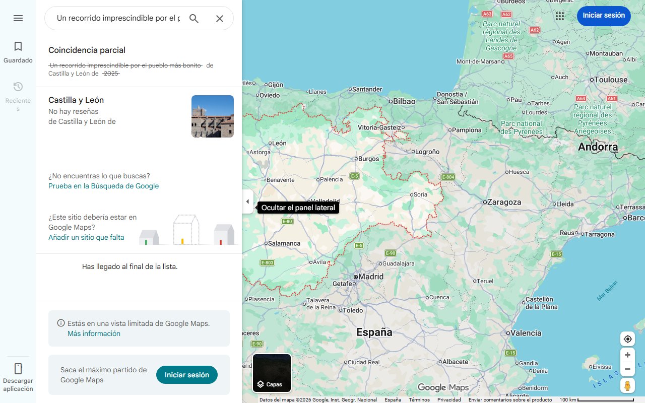 Mapa de Un recorrido imprescindible por el pueblo más bonito de Castilla y León de 2025